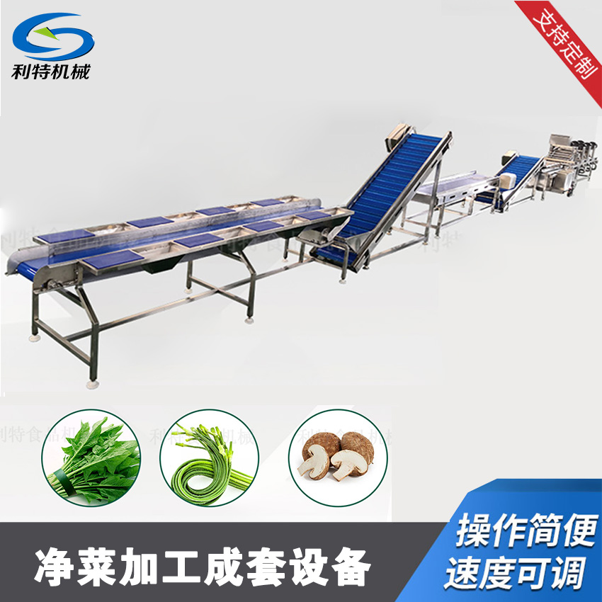 淨菜加工流水線
